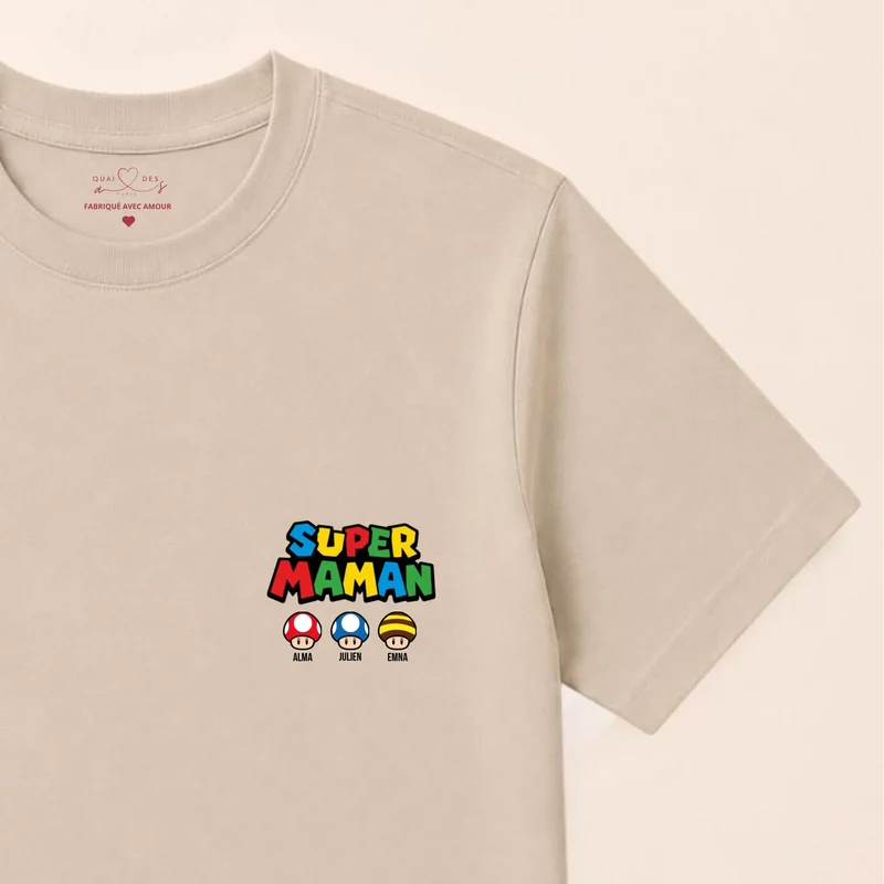 Pull personnalisé maman - super maman