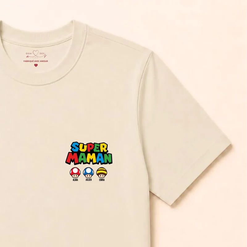 Pull personnalisé maman - super maman