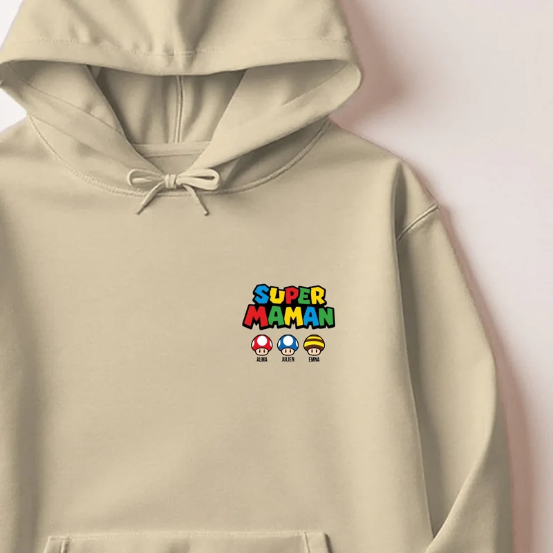 Pull personnalisé maman - super maman