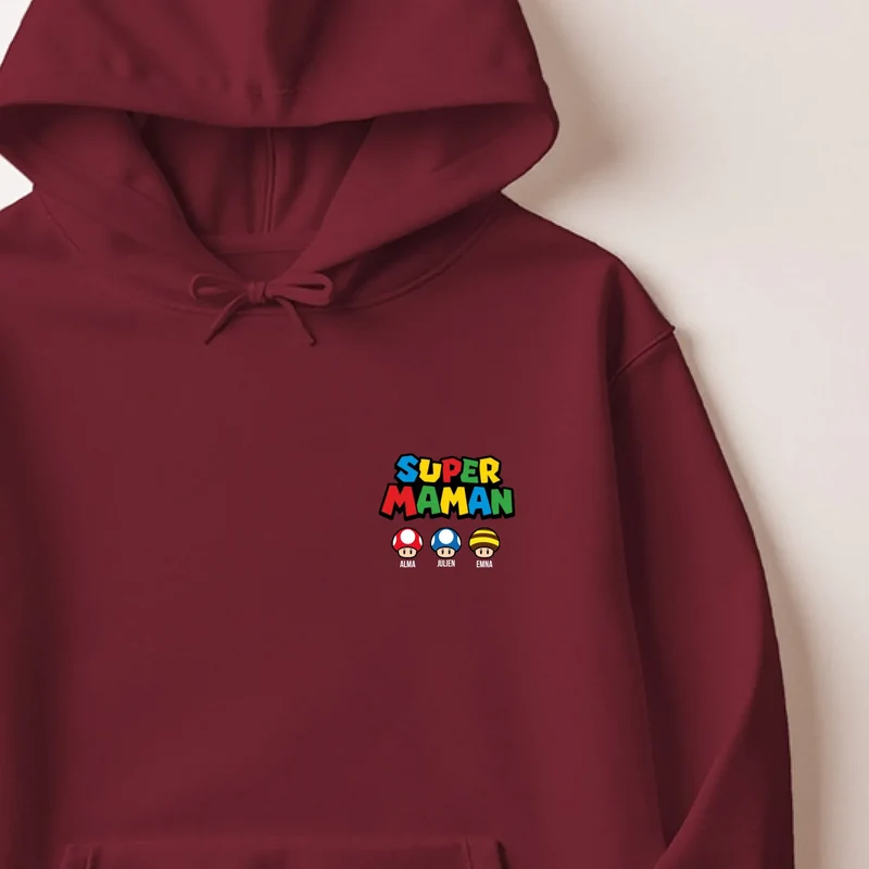 Pull personnalisé maman - super maman