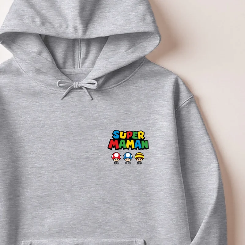 Pull personnalisé maman - super maman