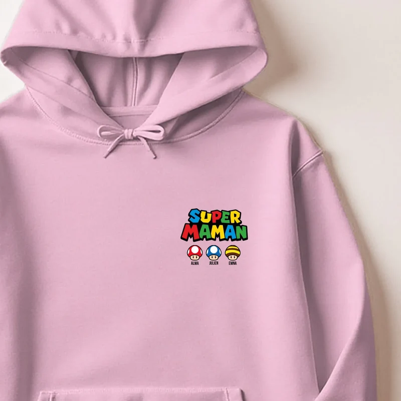 Pull personnalisé maman - super maman