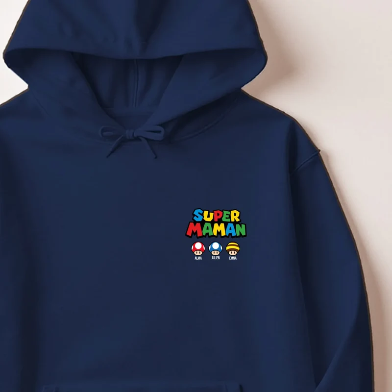 Pull personnalisé maman - super maman