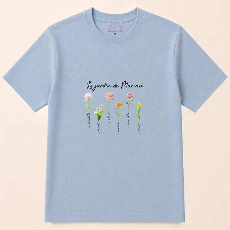 Pull personnalisé fête des mères - le jardin de maman