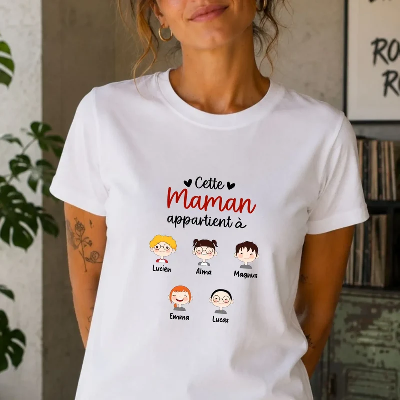Pull personnalisé maman - cette maman appartient à