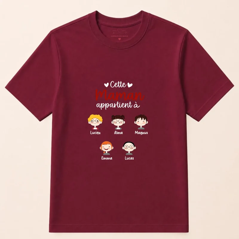 Pull personnalisé maman - cette maman appartient à