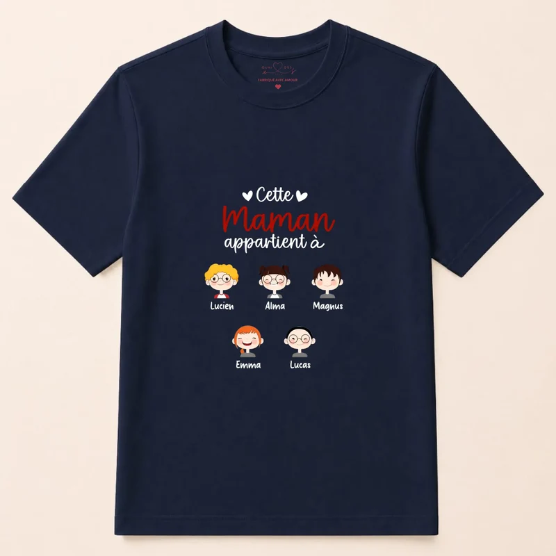 Pull personnalisé maman - cette maman appartient à