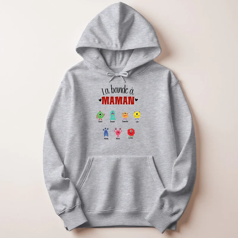 Pull personnalisé jeune maman - la bande à maman