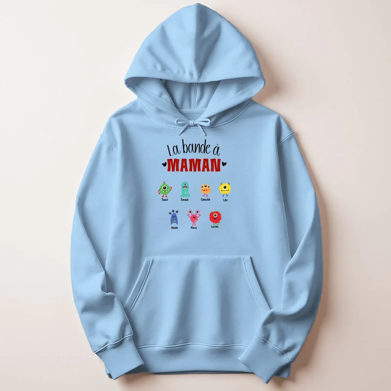 Pull personnalisé jeune maman - la bande à maman