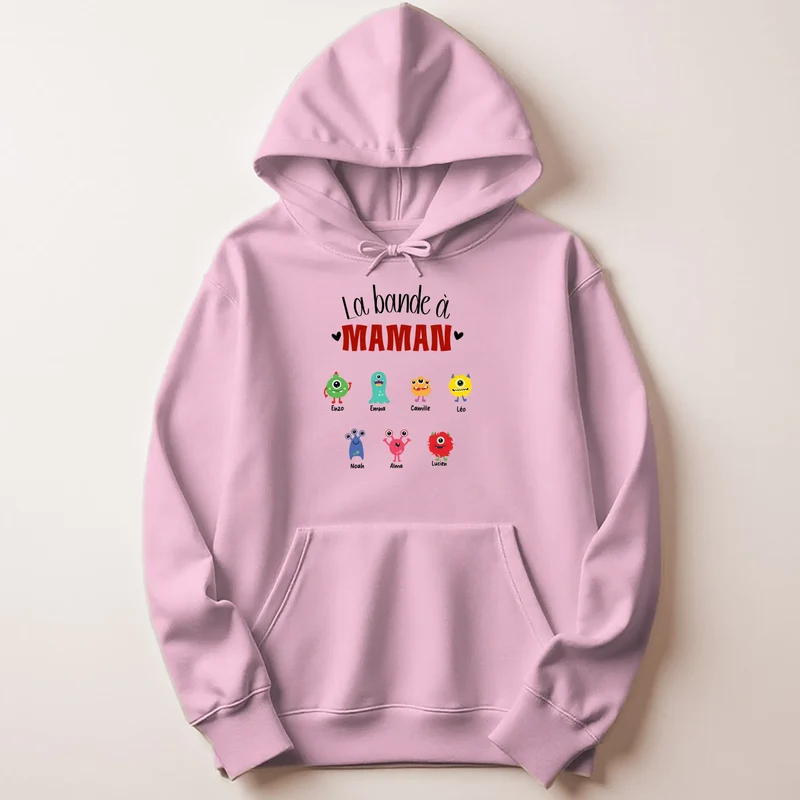 Pull personnalisé jeune maman - la bande à maman