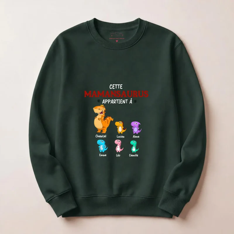 Pull personnalisé maman - mamansaurus