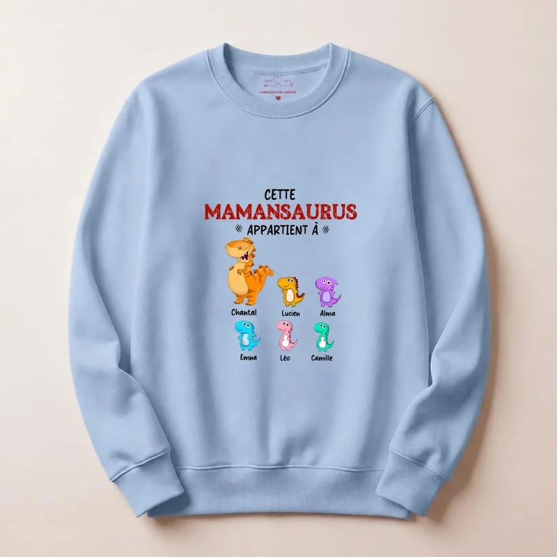 Pull personnalisé maman - mamansaurus