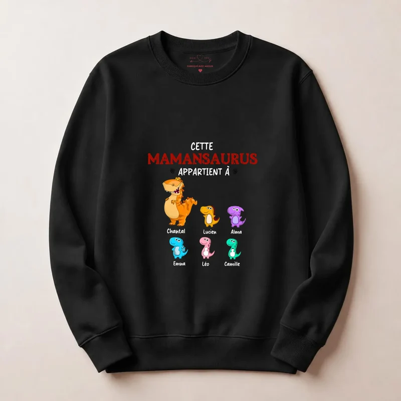 Pull personnalisé maman - mamansaurus