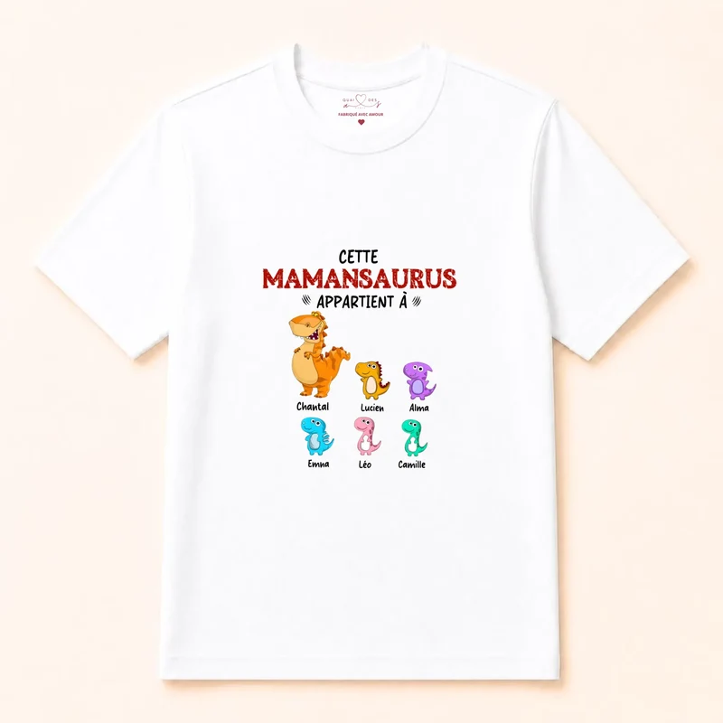 Pull personnalisé maman - mamansaurus