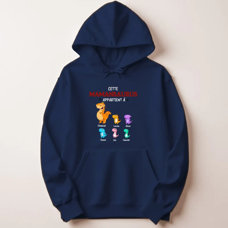 Pull personnalisé maman - mamansaurus
