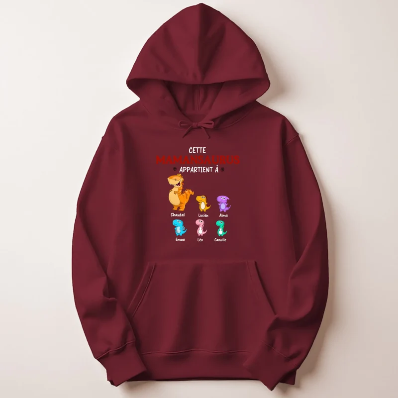 Pull personnalisé maman - mamansaurus