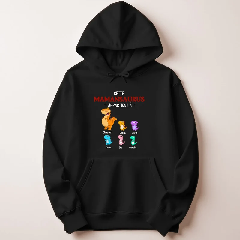 Pull personnalisé maman - mamansaurus