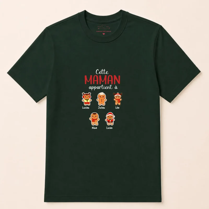 Pull personnalisé maman Noël - cette maman appartient à