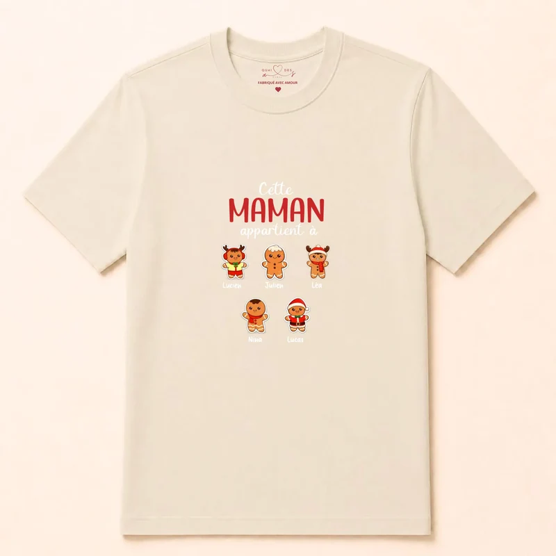 Pull personnalisé maman Noël - cette maman appartient à