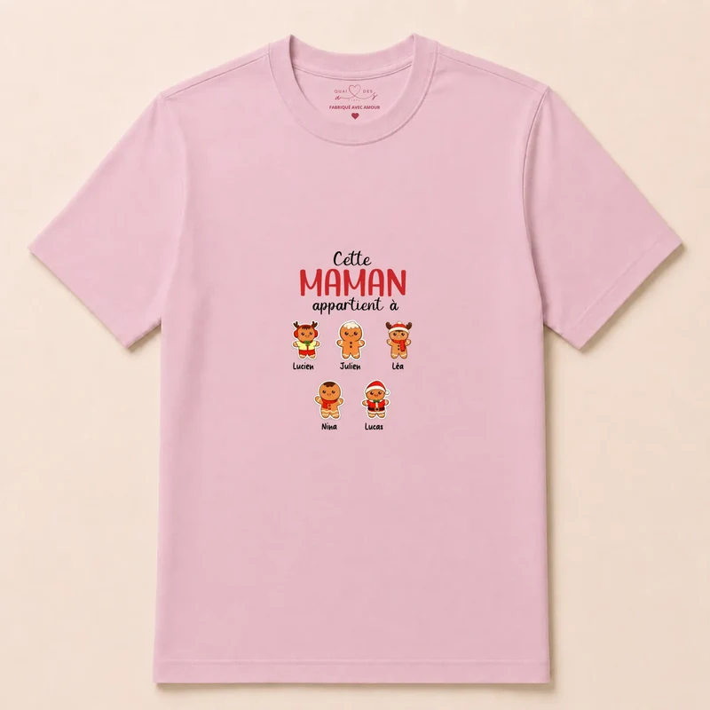 Pull personnalisé maman Noël - cette maman appartient à