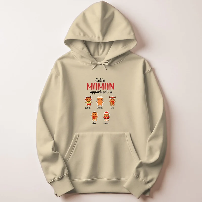Pull personnalisé maman Noël - cette maman appartient à