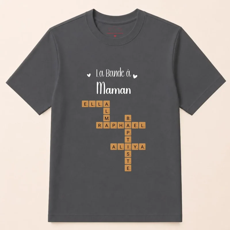 Pull personnalisé anniversaire maman - Scrabble