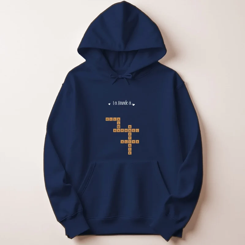 Pull personnalisé anniversaire maman - Scrabble