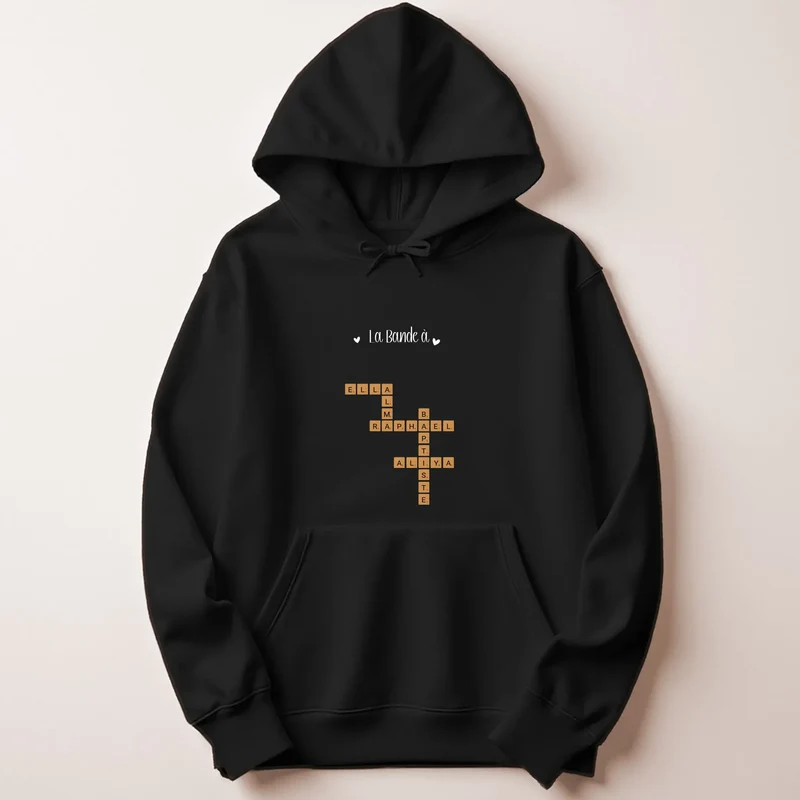 Pull personnalisé anniversaire maman - Scrabble