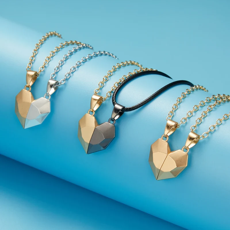Best Friend Heart Necklace