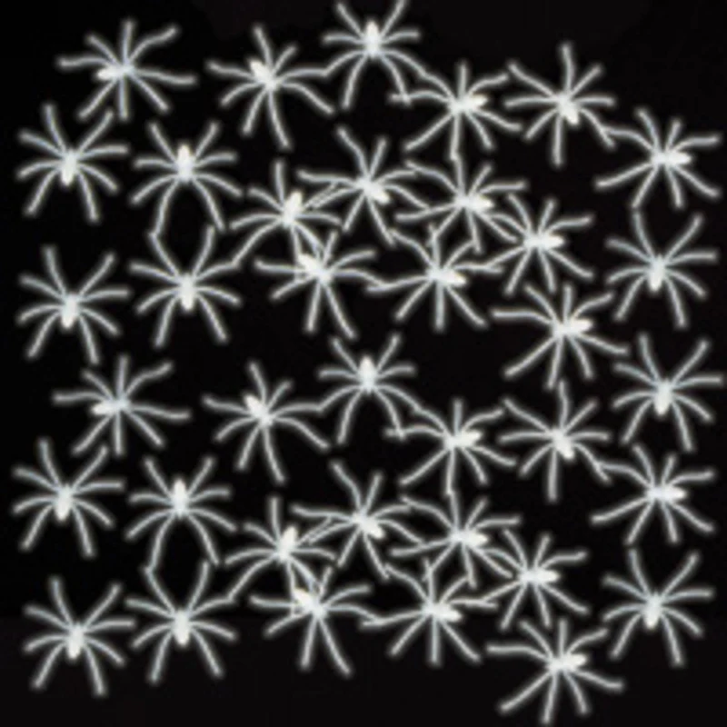 Glow in the Dark Spinnen 50 Stk.