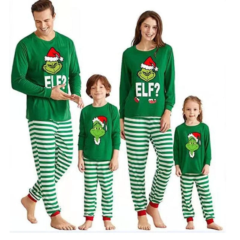 Pyjama Grinch Weihnachten