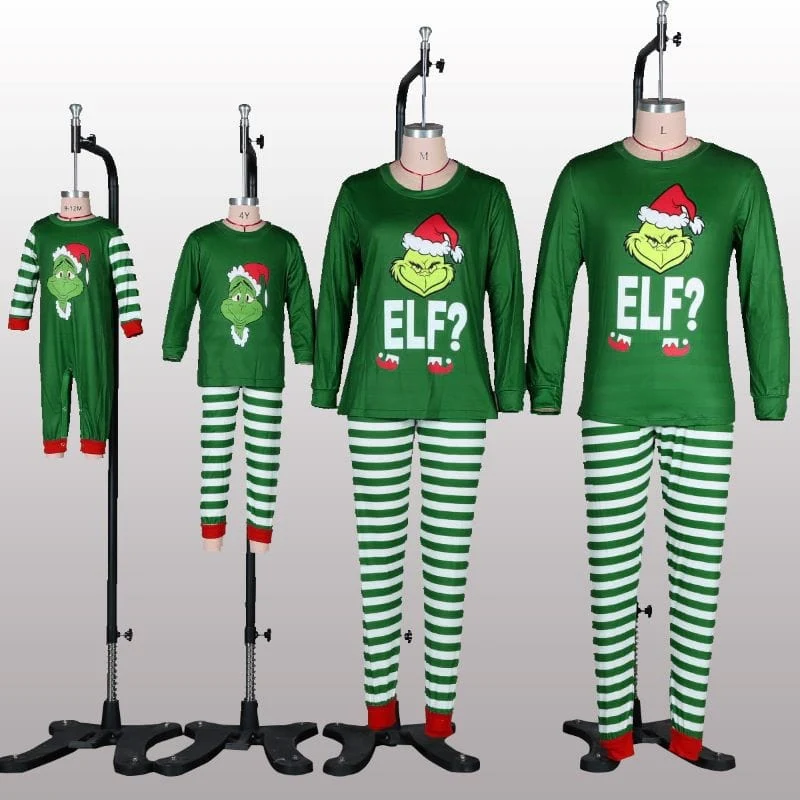 Pyjama Grinch Weihnachten