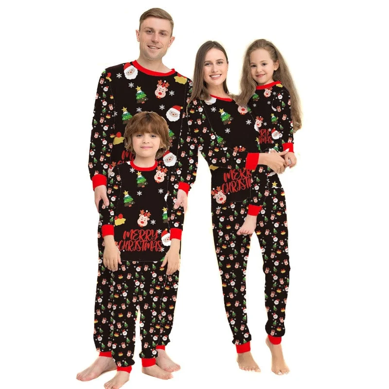 Pyjama mit Weihnachtsmotiv (Mann & Frau)