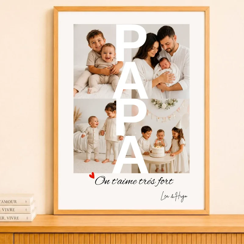 Affiche Personnalisée - Papa Photo