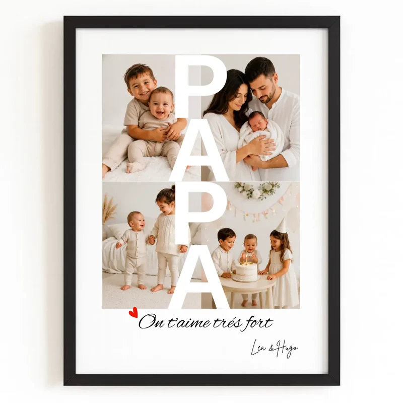 Affiche Personnalisée - Papa Photo
