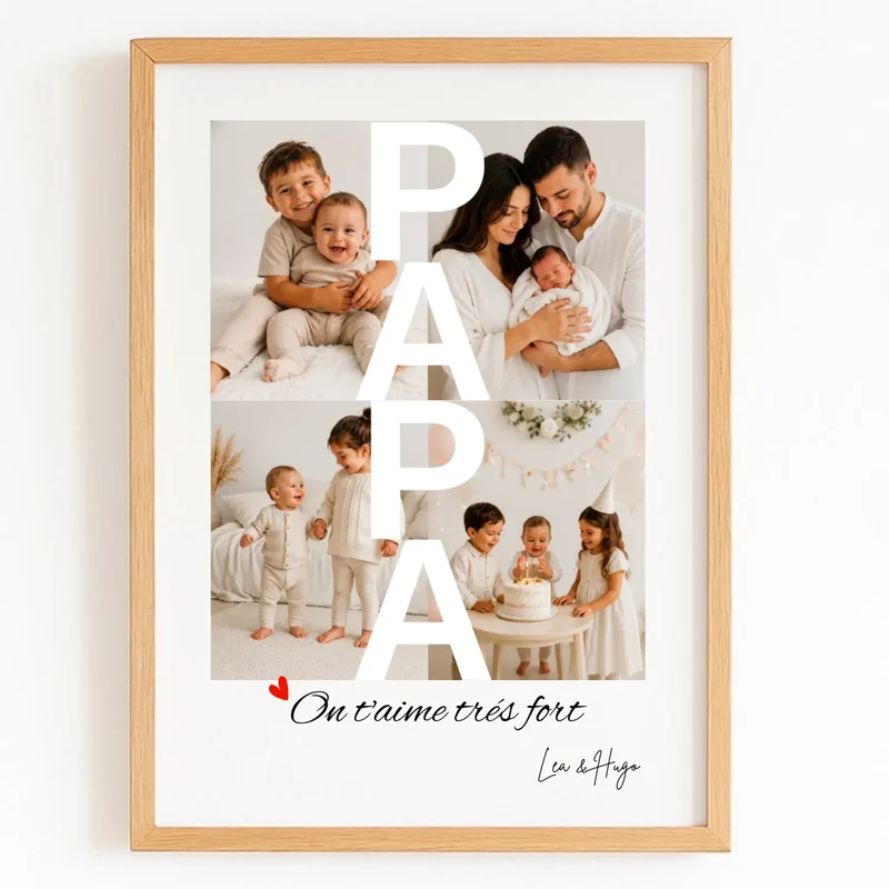 Affiche Personnalisée - Papa Photo