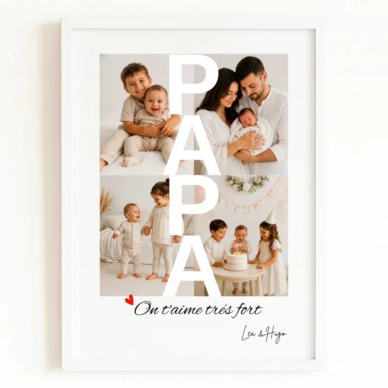Affiche Personnalisée - Papa Photo