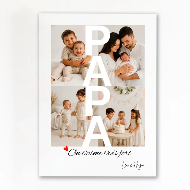 Affiche Personnalisée - Papa Photo