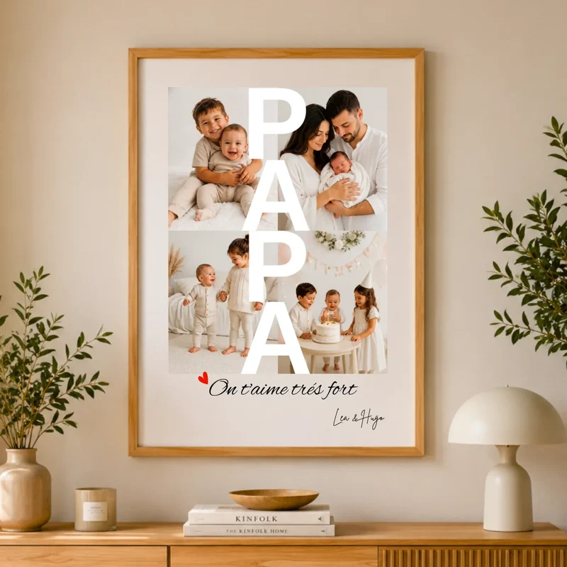 Affiche Personnalisée - Papa Photo