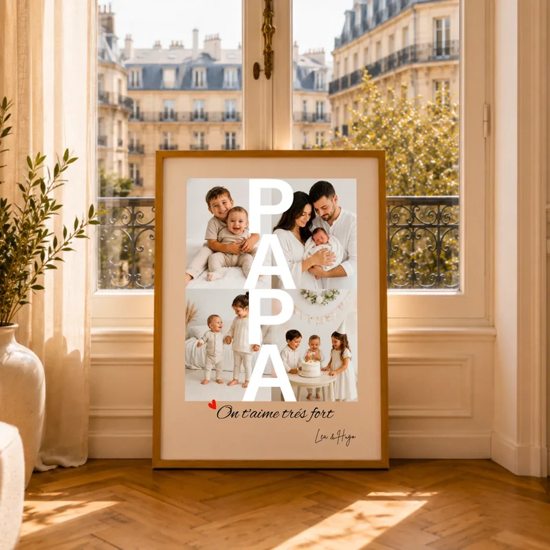 Affiche Personnalisée - Papa Photo