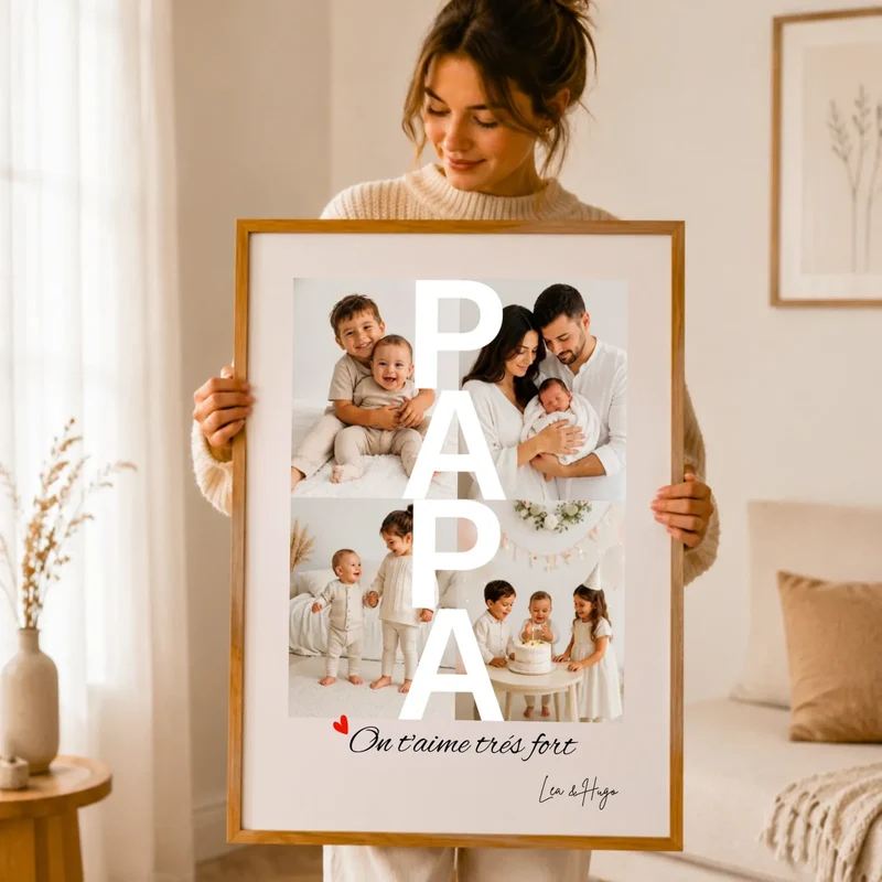 Affiche Personnalisée - Papa Photo