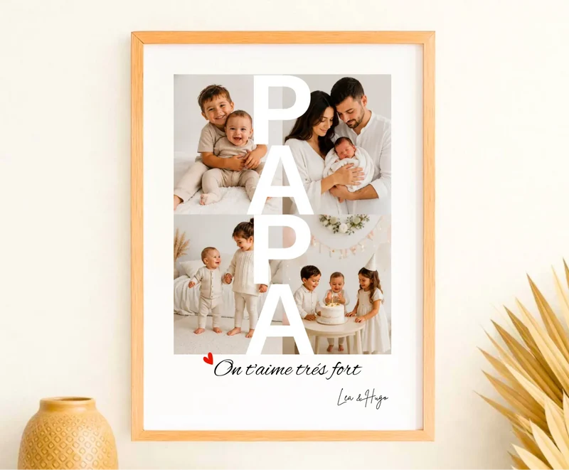 Affiche Personnalisée - Papa Photo