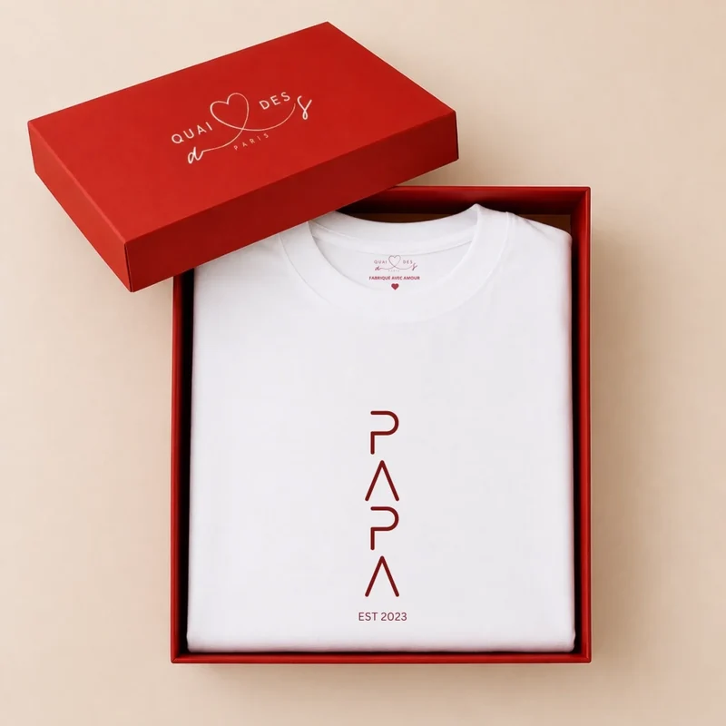 T-shirt personnalisé - Cadeau futur papa