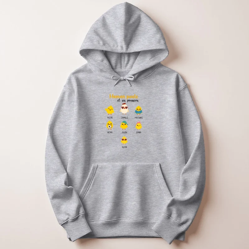 Pull personnalisé maman - maman poule