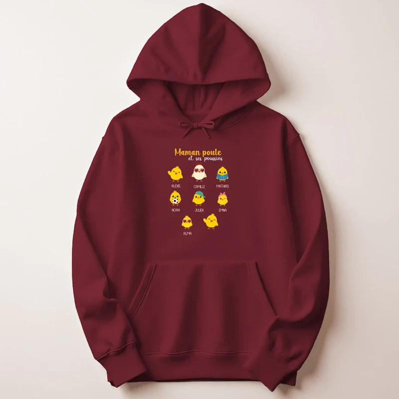 Pull personnalisé maman - maman poule