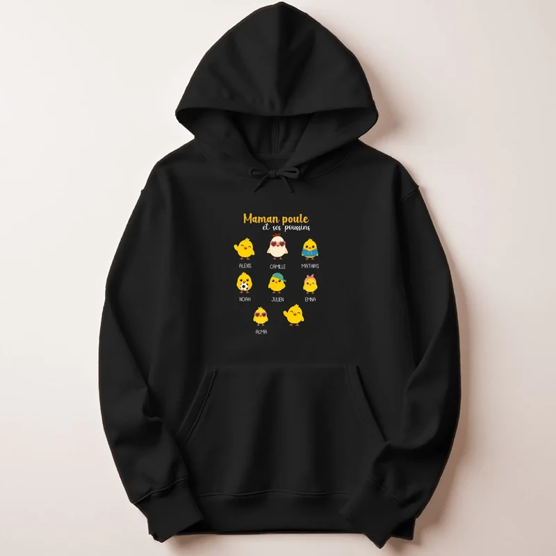 Pull personnalisé maman - maman poule