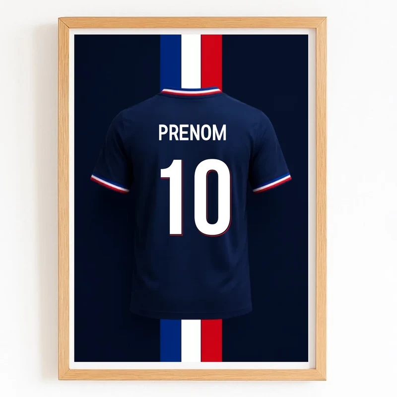 Affiche Personnalisé - Maillot de France
