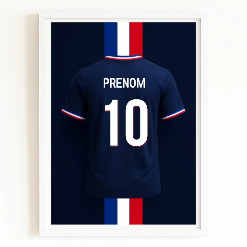 Affiche Personnalisé - Maillot de France