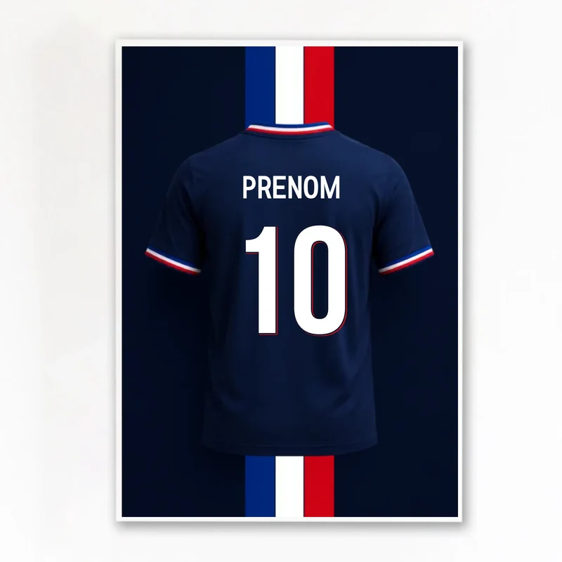 Affiche Personnalisé - Maillot de France