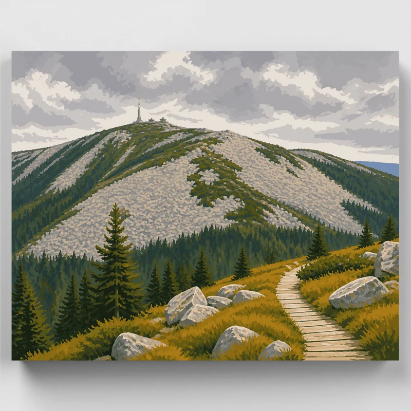 Lusen Granite Ridge - Paint by Numbers Kit